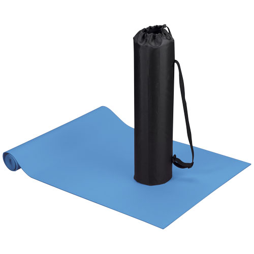 Tapis de fitness et yoga publicitaire - Cobra Bleu royal